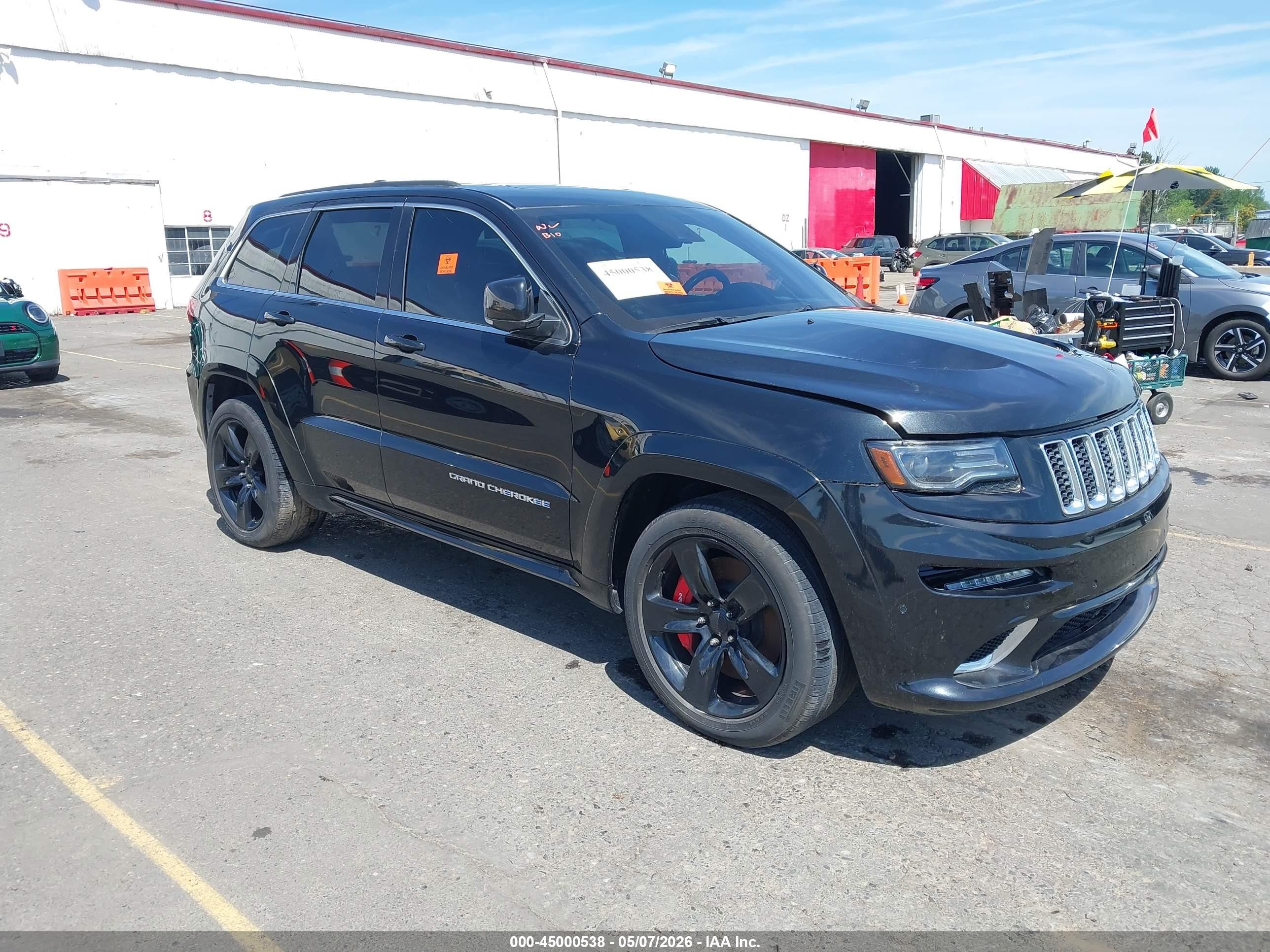2014 Jeep Grand Cherokee Srt Черный vin: 1C4RJFDJ9EC290027