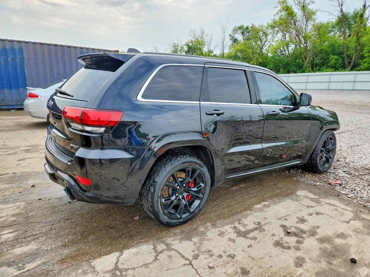 2014 Jeep Grand Cherokee Srt-8 Black vin: 1C4RJFDJ9EC301821