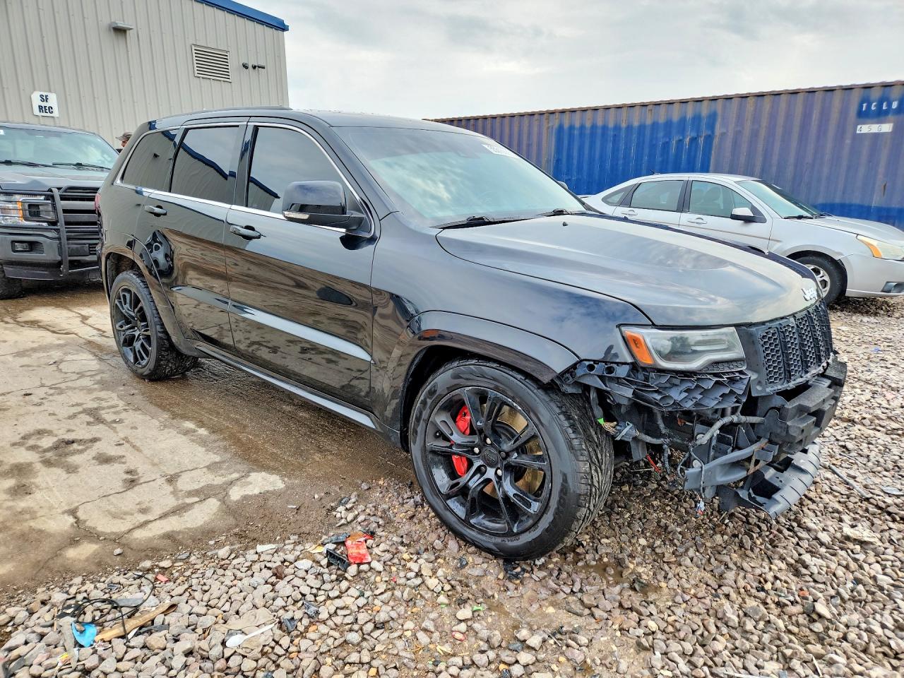 2014 Jeep Grand Cherokee Srt-8 Black vin: 1C4RJFDJ9EC301821