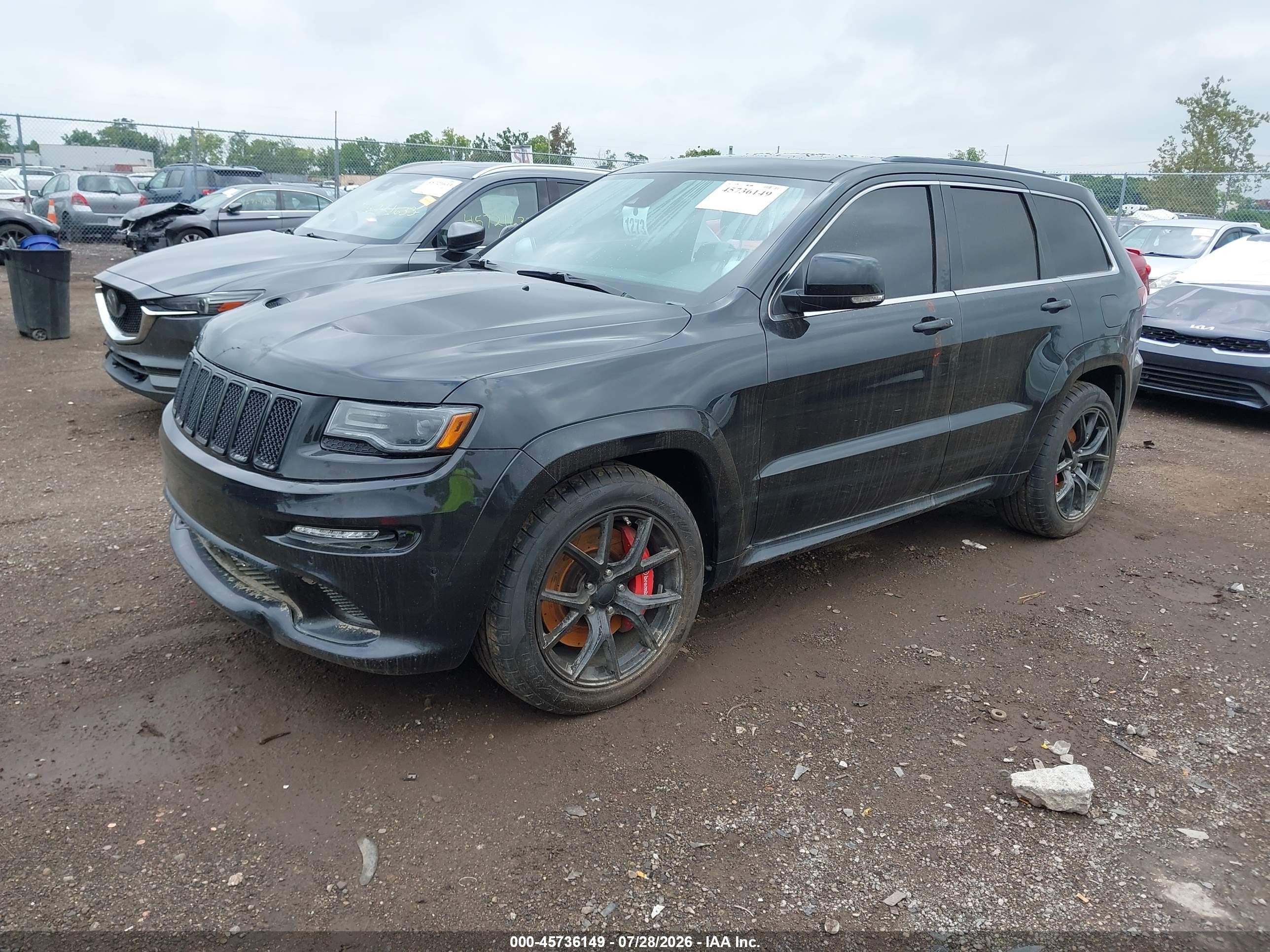 2015 Jeep Grand Cherokee Srt Черный vin: 1C4RJFDJ9FC807568