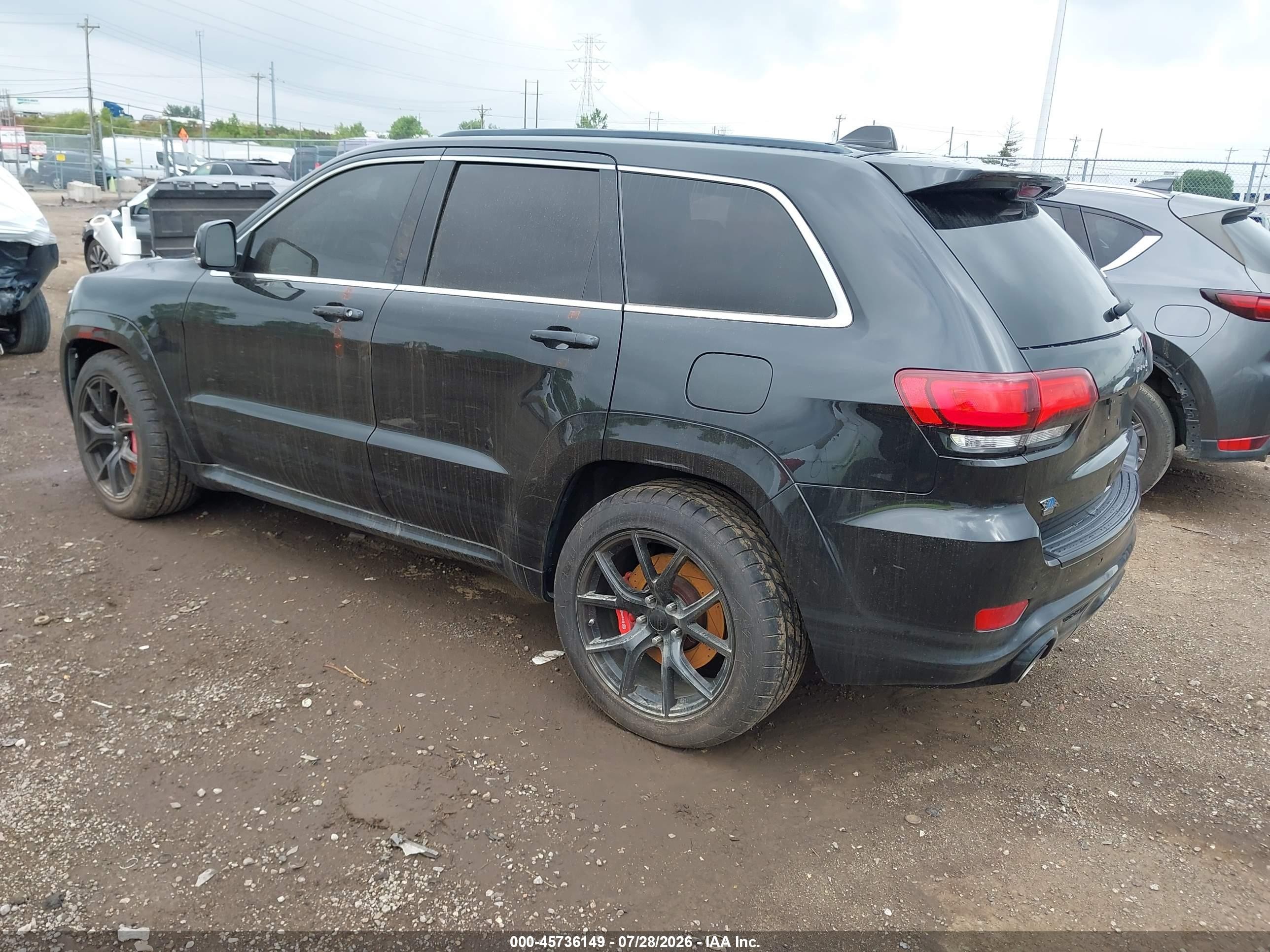 2015 Jeep Grand Cherokee Srt Черный vin: 1C4RJFDJ9FC807568