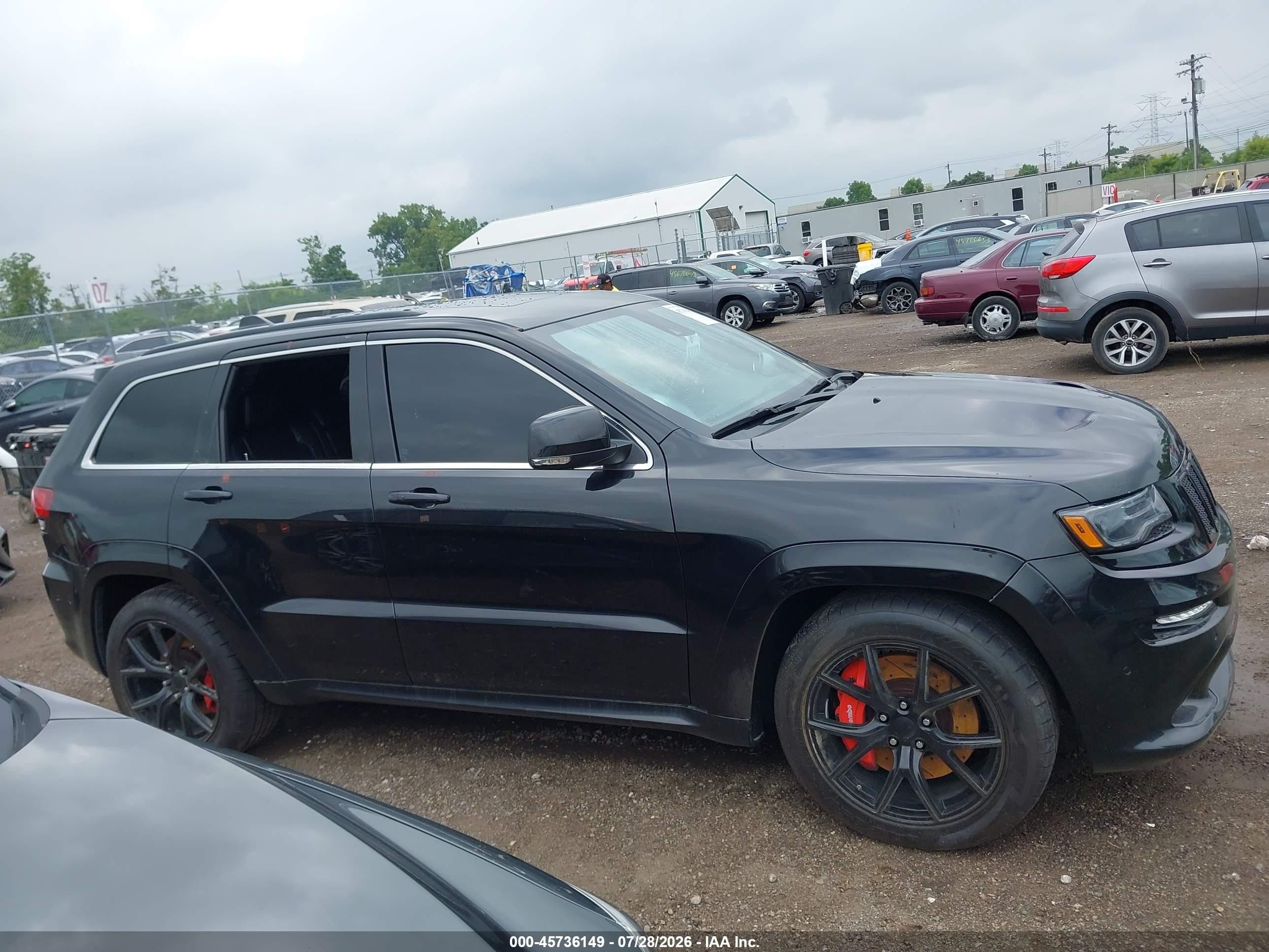 2015 Jeep Grand Cherokee Srt Черный vin: 1C4RJFDJ9FC807568