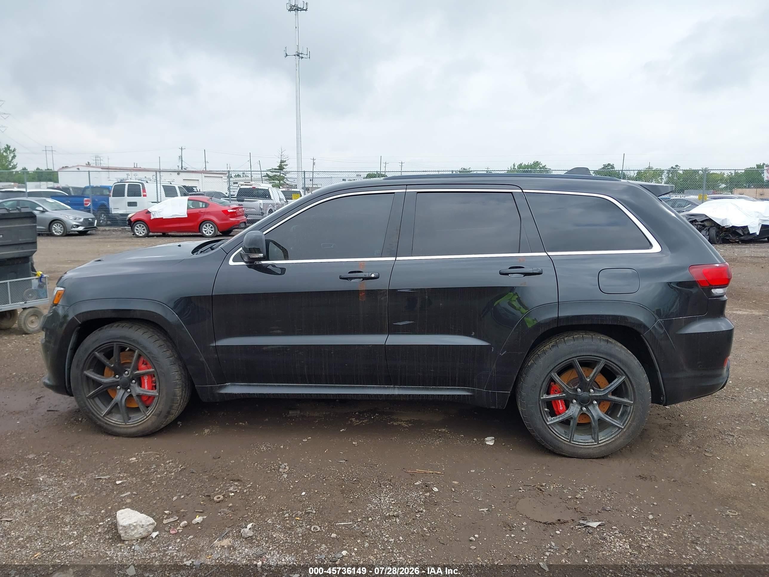 2015 Jeep Grand Cherokee Srt Черный vin: 1C4RJFDJ9FC807568