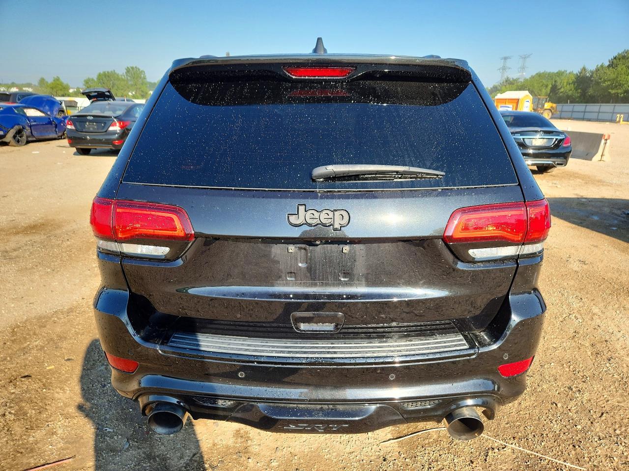 2015 Jeep Grand Cherokee Srt-8 Black vin: 1C4RJFDJ9FC918492