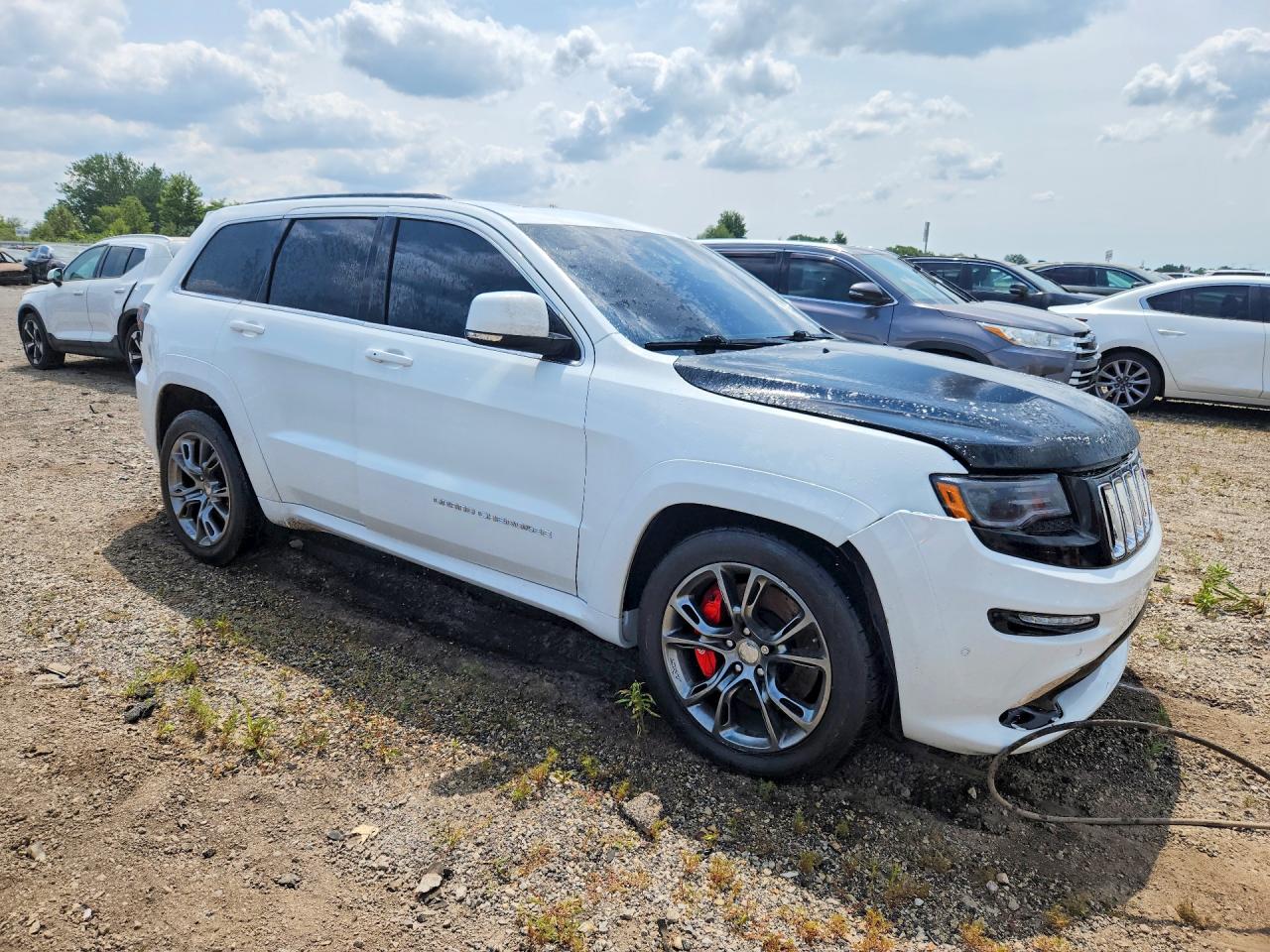 2015 Jeep Grand Cherokee Srt-8 Белый vin: 1C4RJFDJ9FC942453