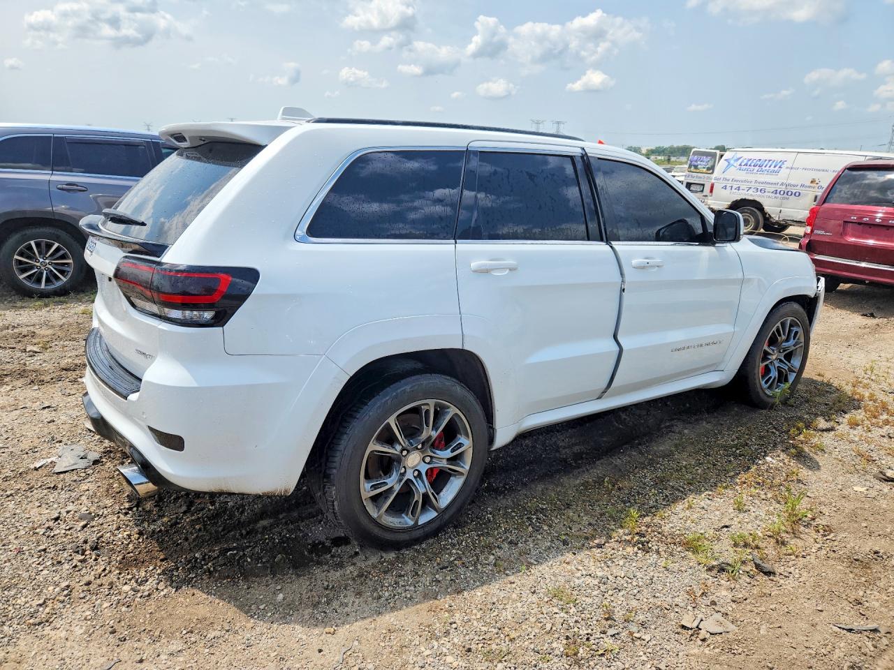 2015 Jeep Grand Cherokee Srt-8 Белый vin: 1C4RJFDJ9FC942453