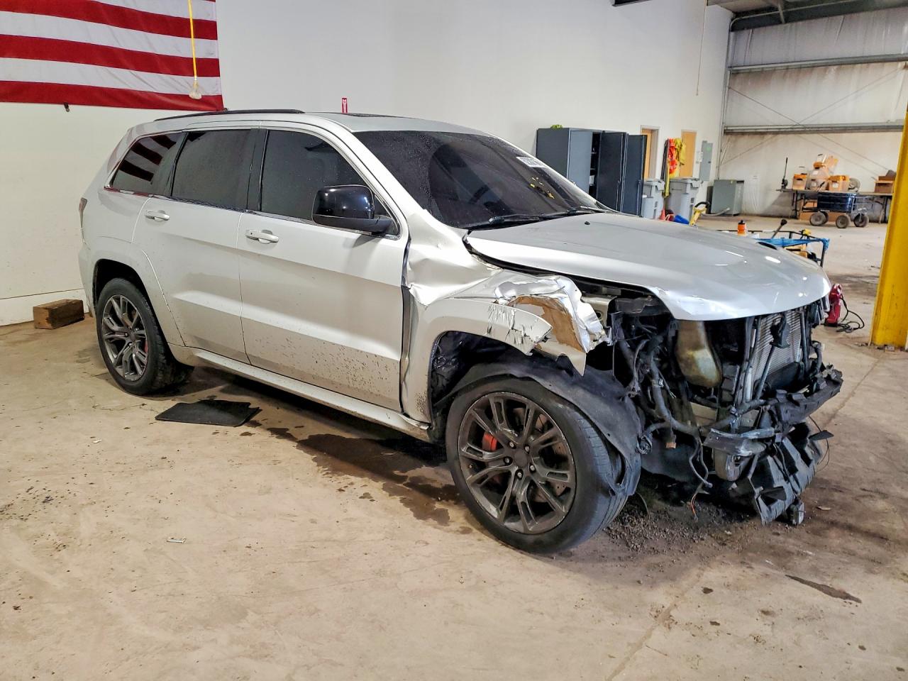 2012 Jeep Grand Cherokee Srt-8 Gray vin: 1C4RJFDJXCC213437