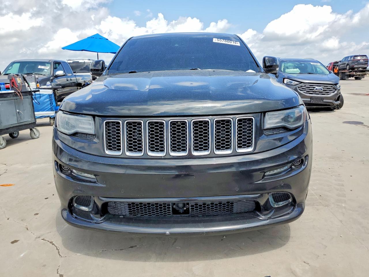 2014 Jeep Grand Cherokee Srt-8 Black vin: 1C4RJFDJXEC195718
