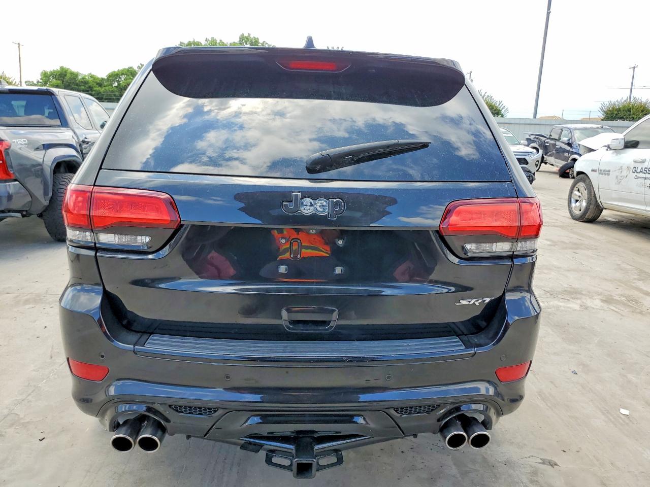 2014 Jeep Grand Cherokee Srt-8 Black vin: 1C4RJFDJXEC195718
