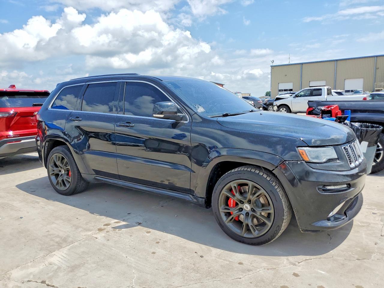 2014 Jeep Grand Cherokee Srt-8 Black vin: 1C4RJFDJXEC195718