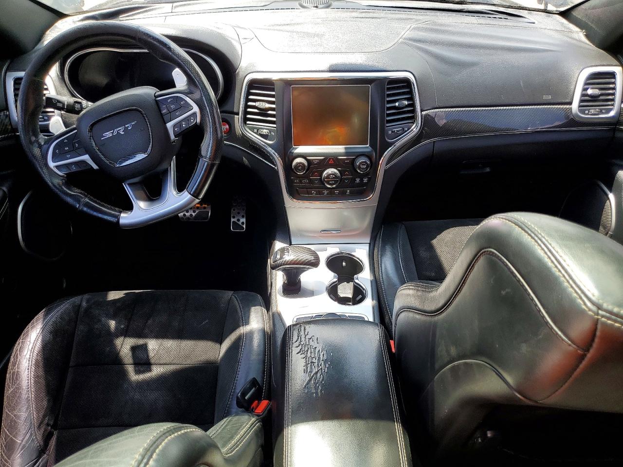 2014 Jeep Grand Cherokee Srt-8 Black vin: 1C4RJFDJXEC195718
