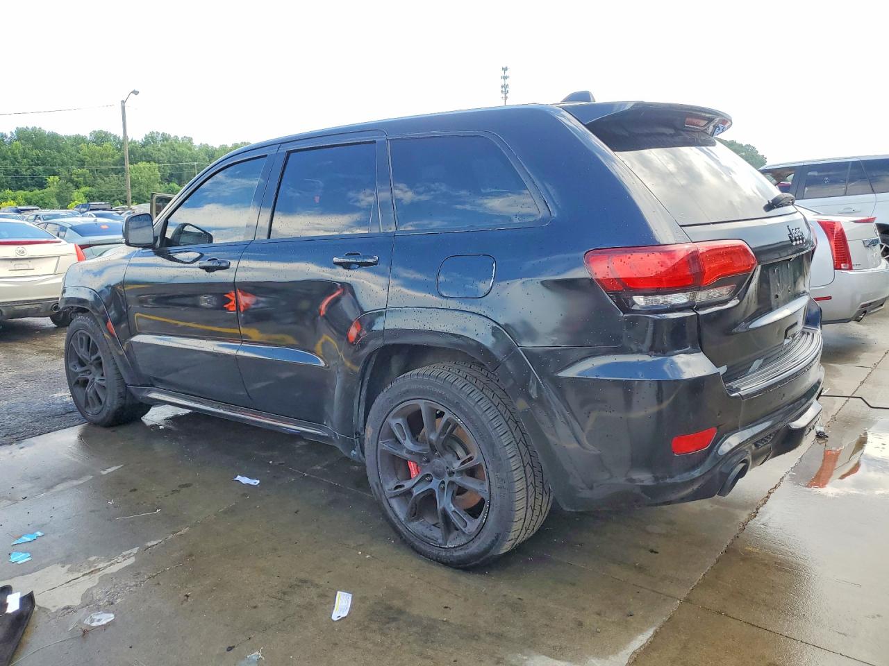 2014 Jeep Grand Cherokee Srt-8 Black vin: 1C4RJFDJXEC342751