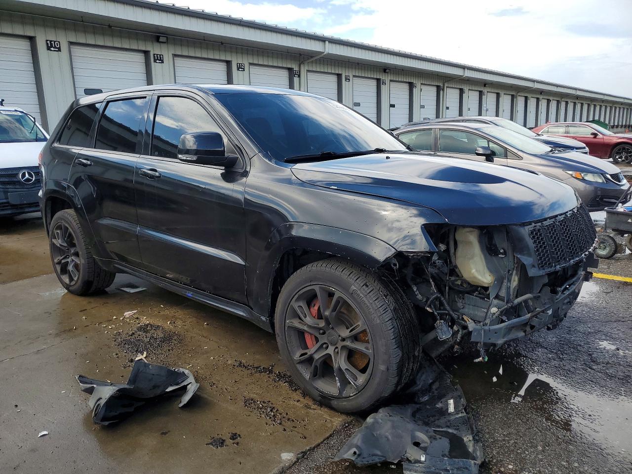 2014 Jeep Grand Cherokee Srt-8 Black vin: 1C4RJFDJXEC342751