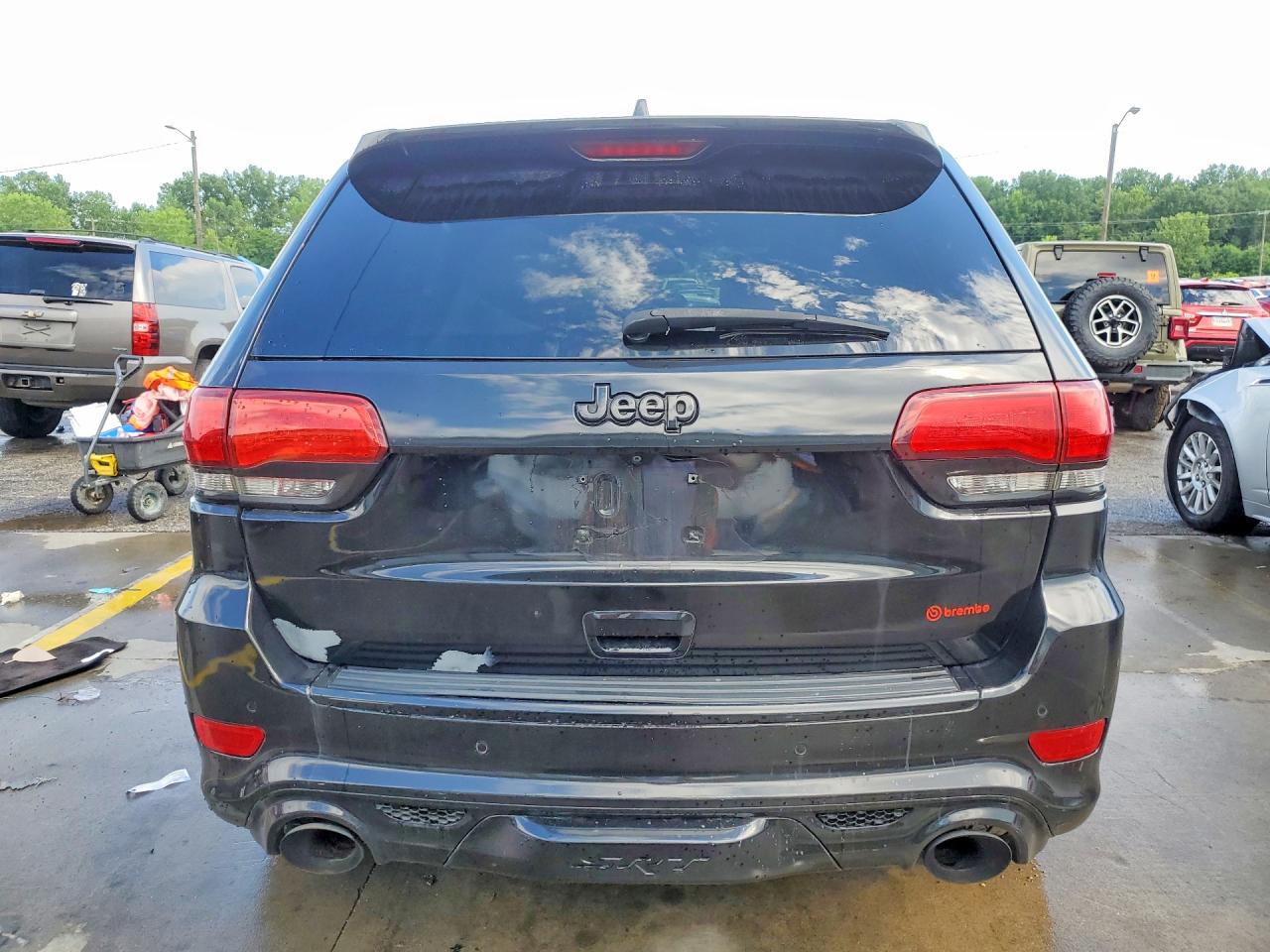 2014 Jeep Grand Cherokee Srt-8 Black vin: 1C4RJFDJXEC342751