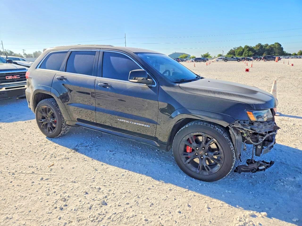2015 Jeep Grand Cherokee Srt-8 Black vin: 1C4RJFDJXFC767369