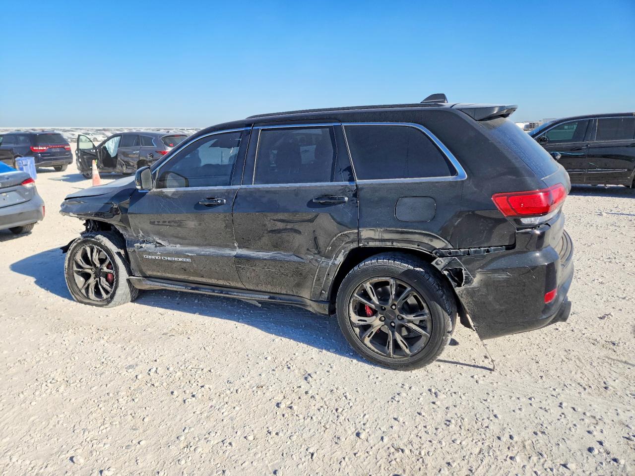 2015 Jeep Grand Cherokee Srt-8 Black vin: 1C4RJFDJXFC767369