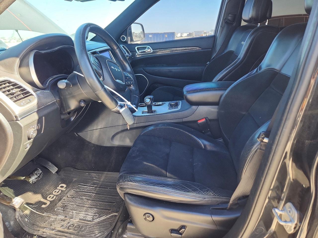 2015 Jeep Grand Cherokee Srt-8 Black vin: 1C4RJFDJXFC767369