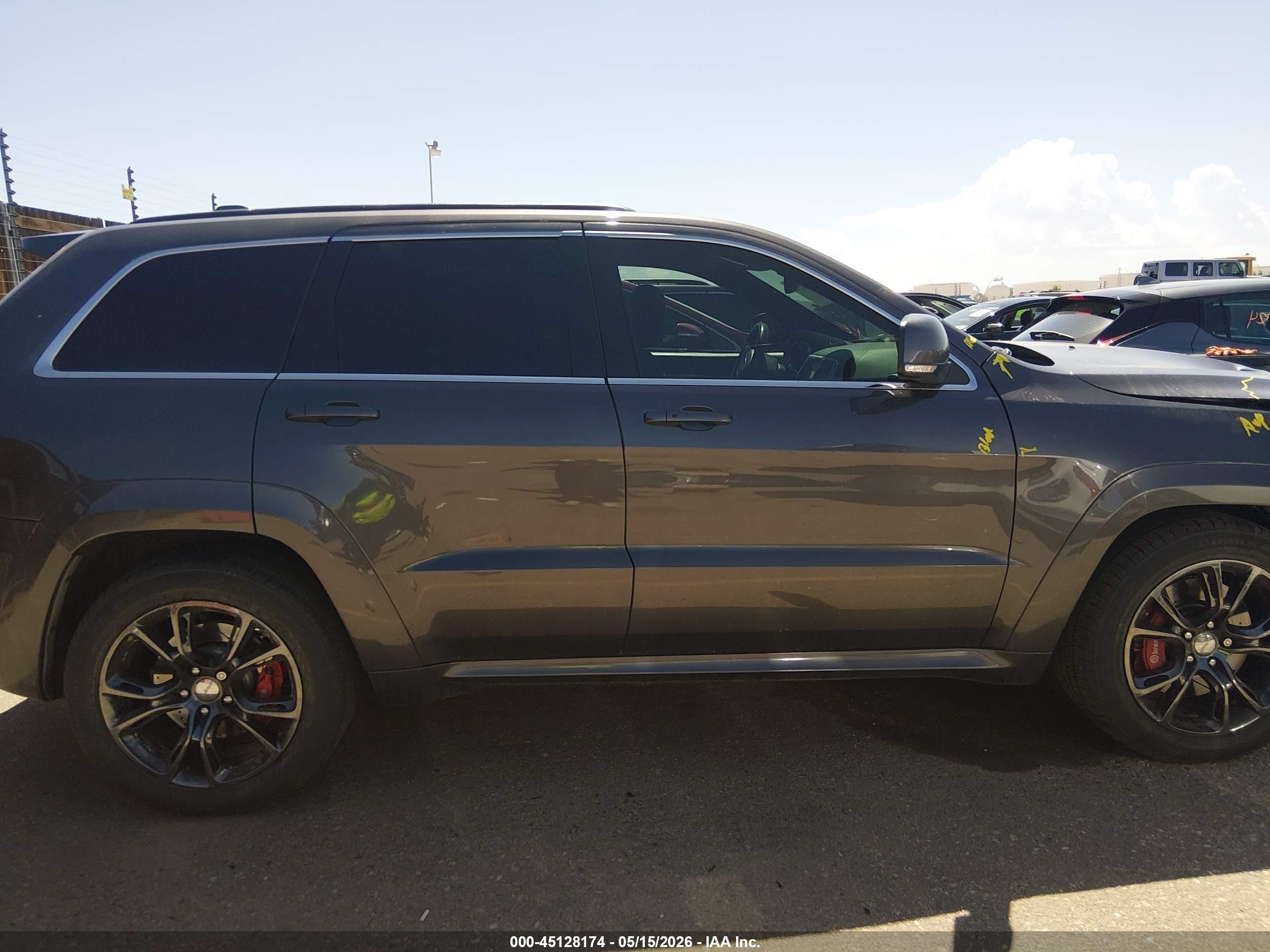 2015 Jeep Grand Cherokee Srt Gray vin: 1C4RJFDJXFC913768