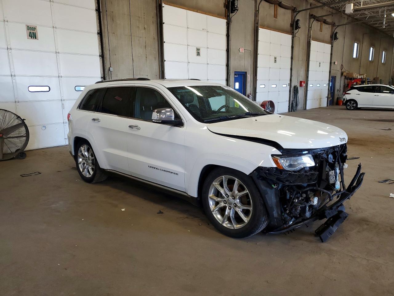 2014 Jeep Grand Cherokee Summit White vin: 1C4RJFJG0EC337504