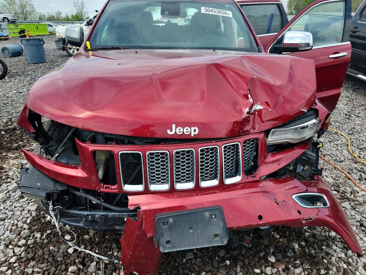 2014 Jeep Grand Cherokee Summit Burgundy vin: 1C4RJFJG0EC432709