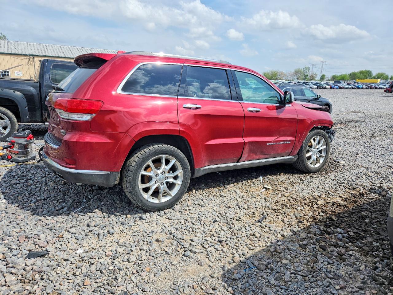 2014 Jeep Grand Cherokee Summit Burgundy vin: 1C4RJFJG0EC432709