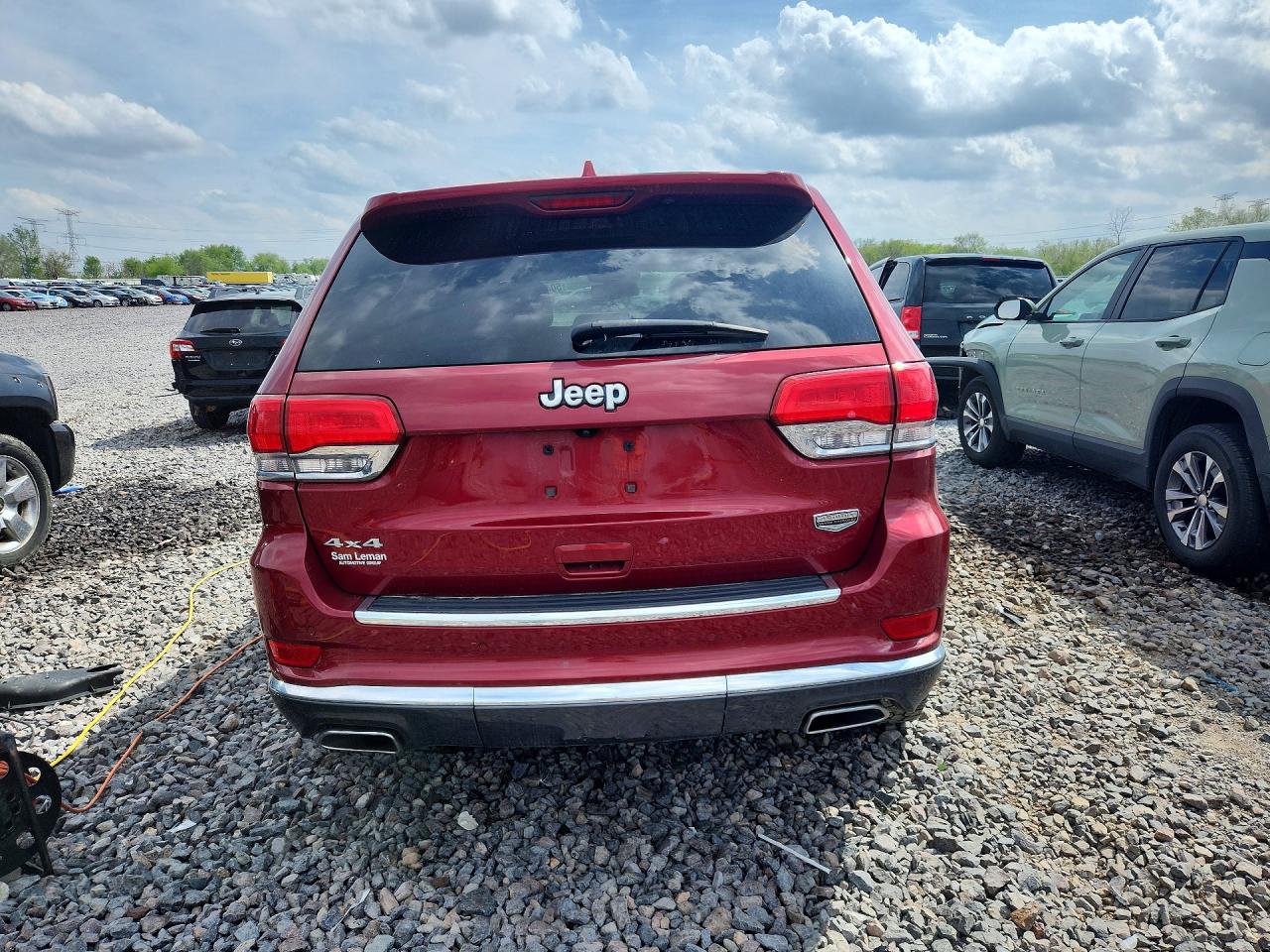 2014 Jeep Grand Cherokee Summit Burgundy vin: 1C4RJFJG0EC432709