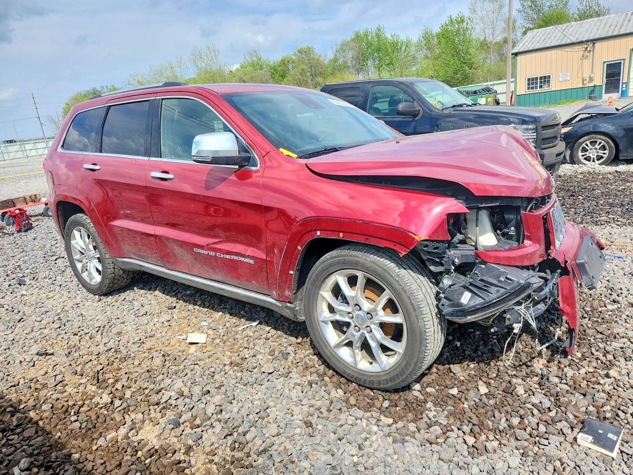 2014 Jeep Grand Cherokee Summit Burgundy vin: 1C4RJFJG0EC432709