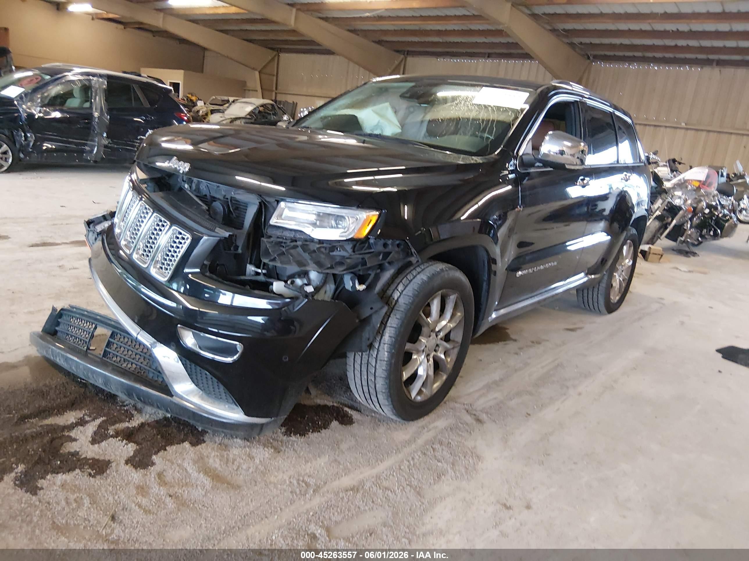 2015 Jeep Grand Cherokee Summit Черный vin: 1C4RJFJG0FC853685