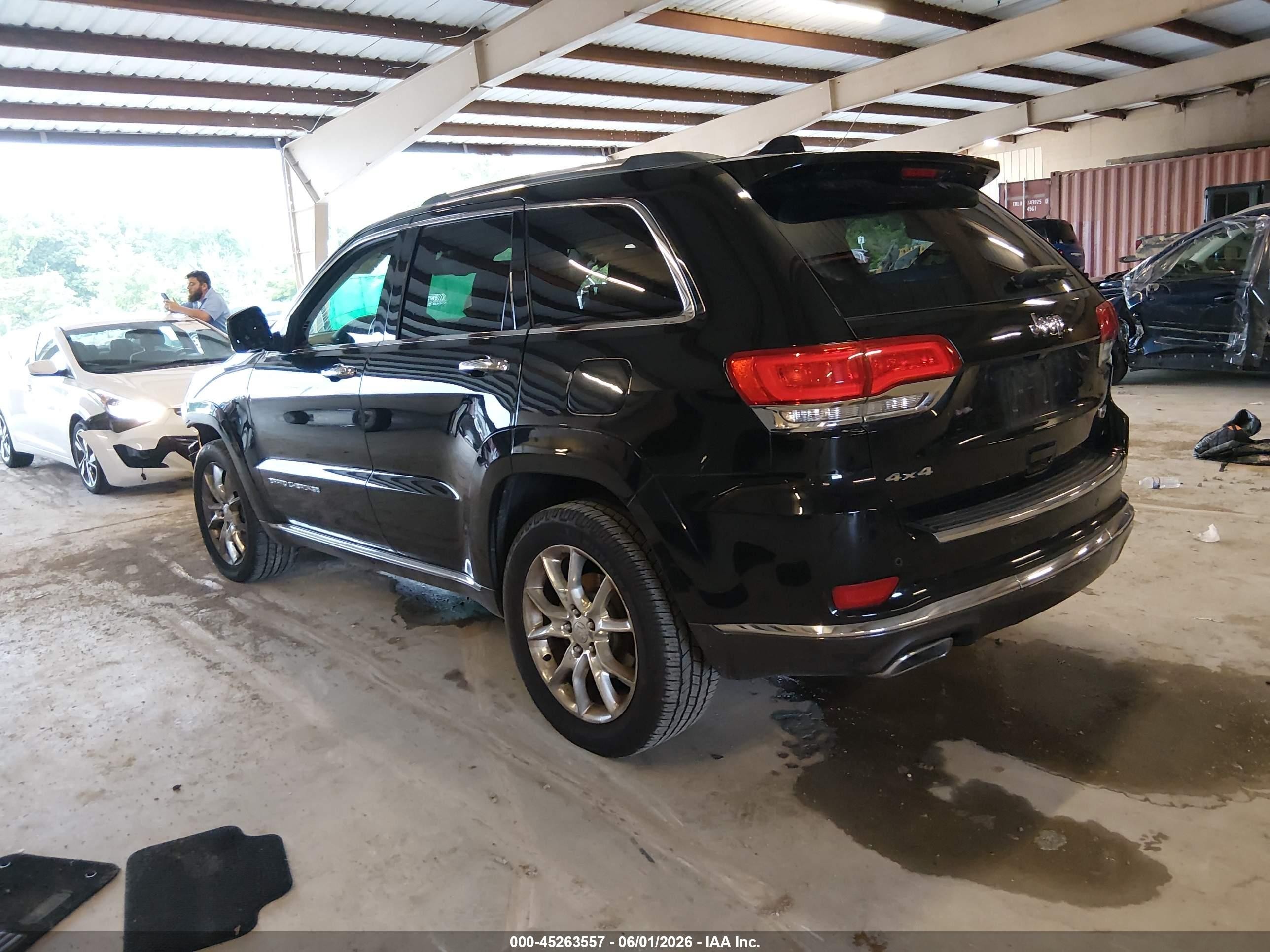 2015 Jeep Grand Cherokee Summit Черный vin: 1C4RJFJG0FC853685