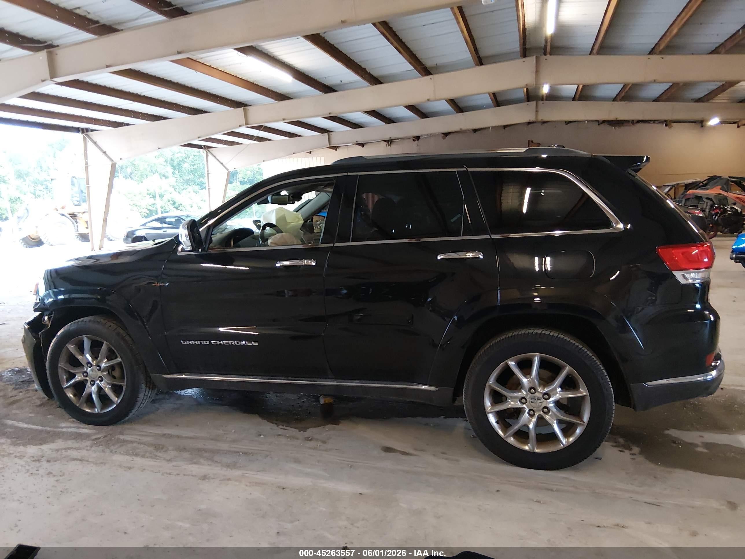 2015 Jeep Grand Cherokee Summit Черный vin: 1C4RJFJG0FC853685