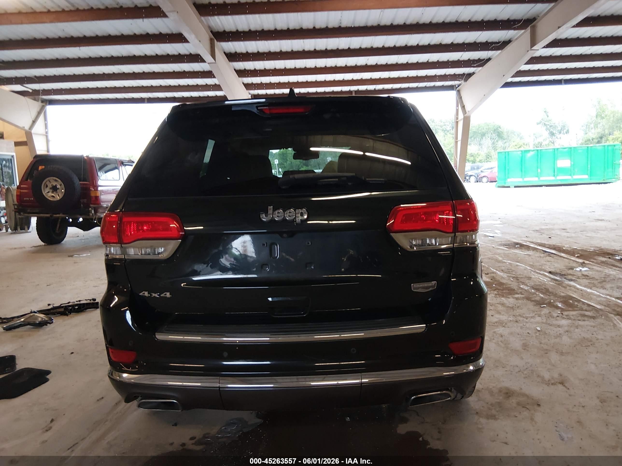 2015 Jeep Grand Cherokee Summit Черный vin: 1C4RJFJG0FC853685