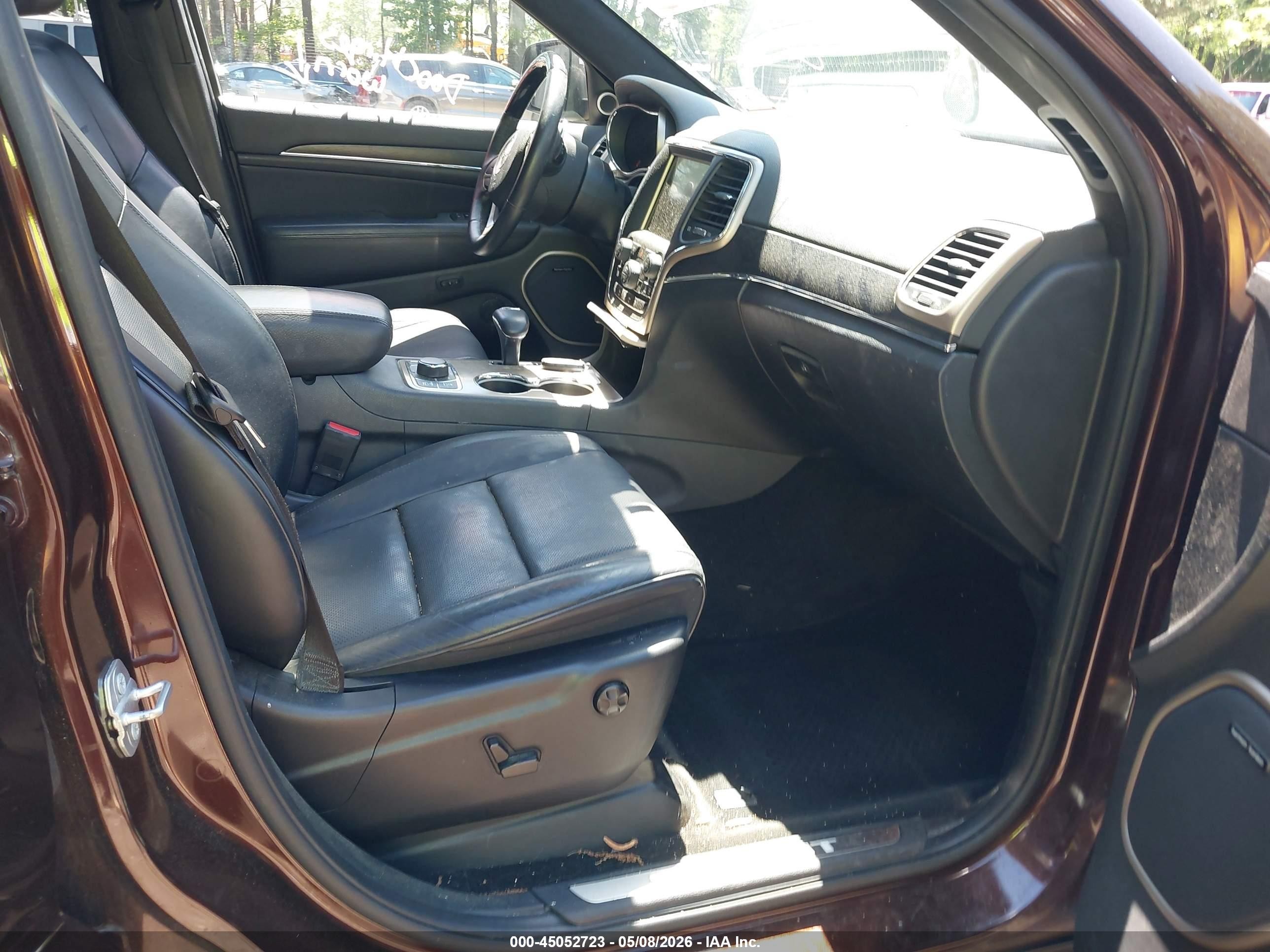 2015 Jeep Grand Cherokee Summit Brown vin: 1C4RJFJG0FC905428