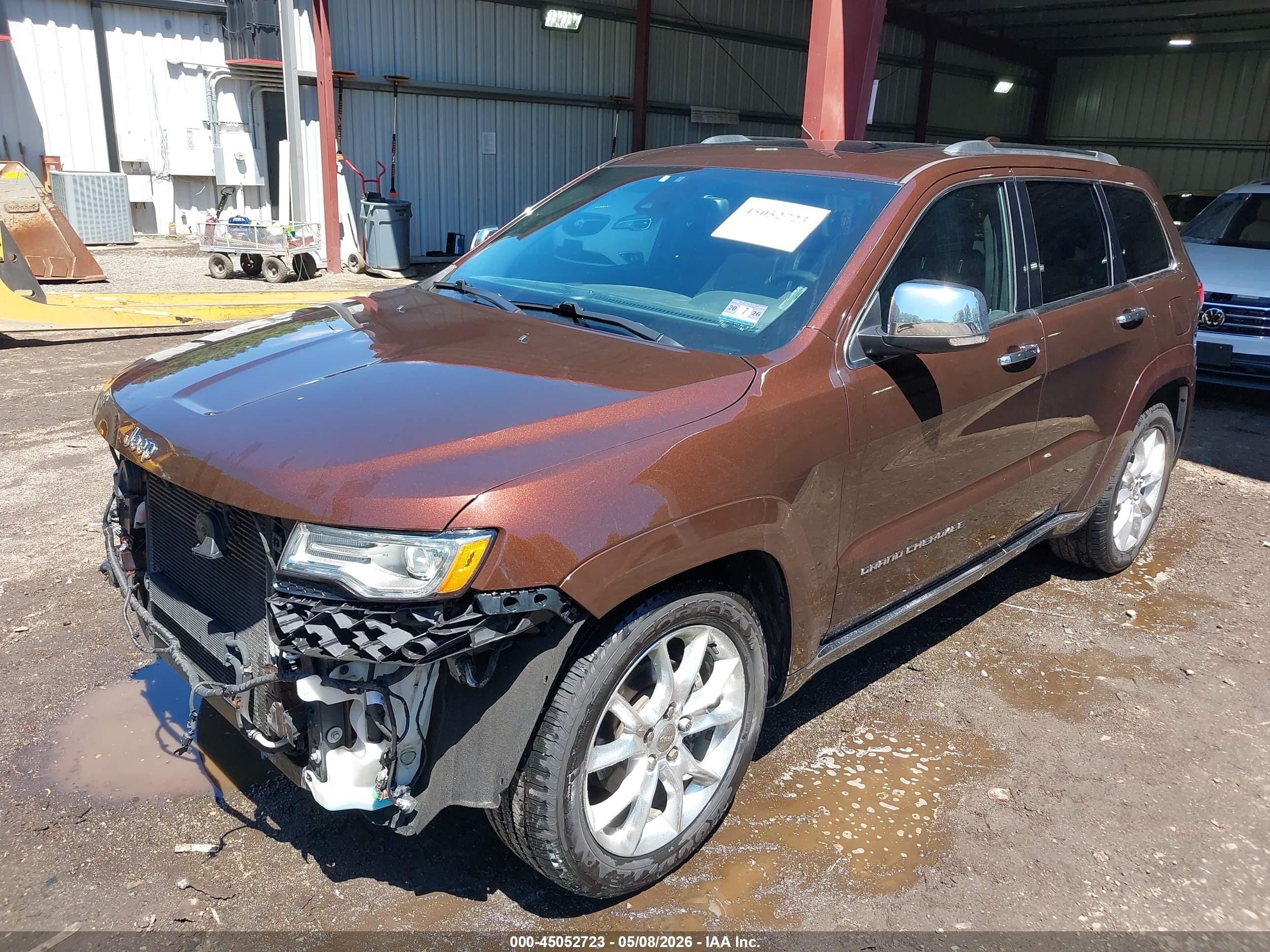 2015 Jeep Grand Cherokee Summit Brown vin: 1C4RJFJG0FC905428