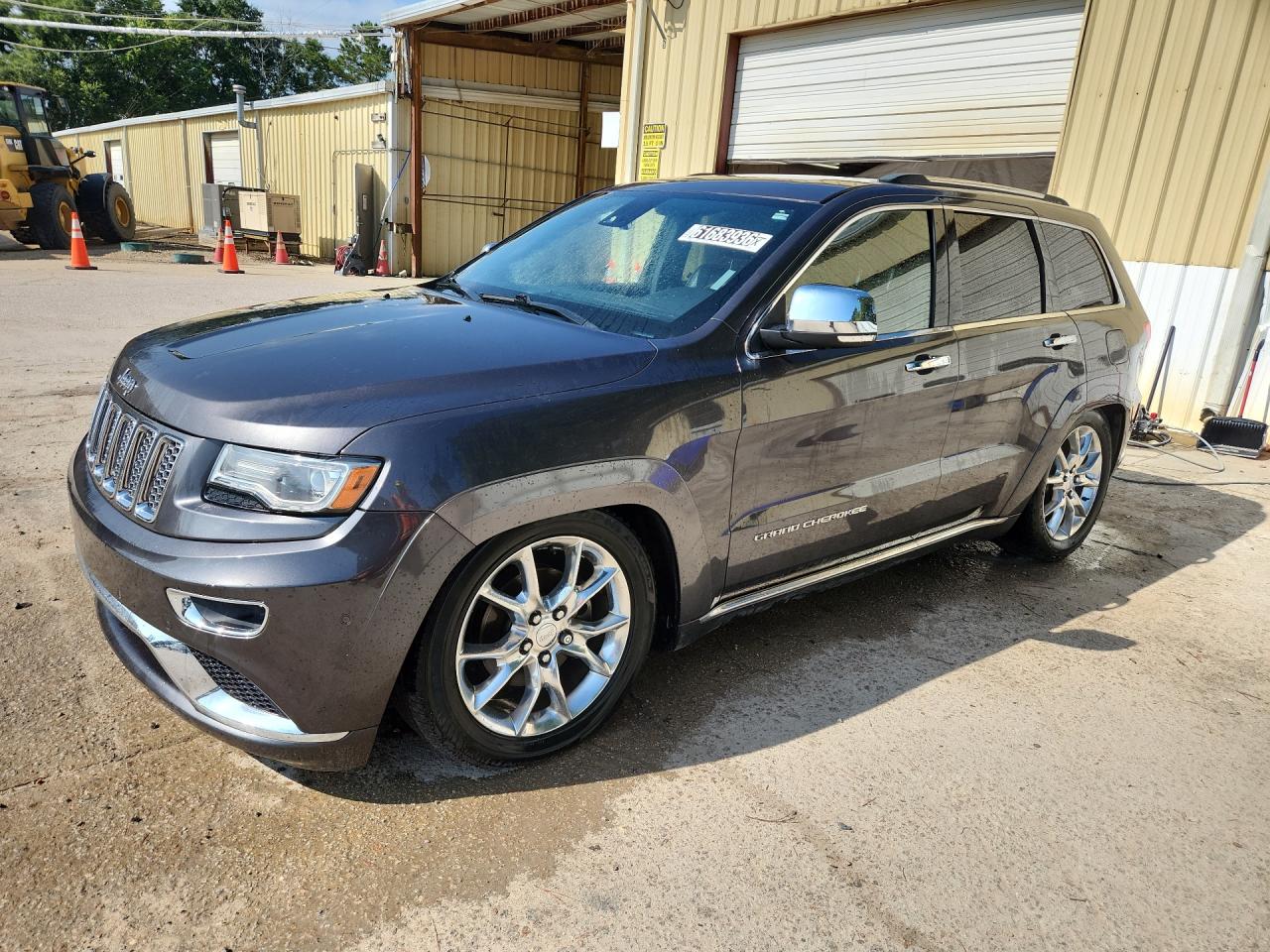 2014 Jeep Grand Cherokee Summit Gray vin: 1C4RJFJG1EC329590 Damage: Suspension, Inoperable, Repair Required