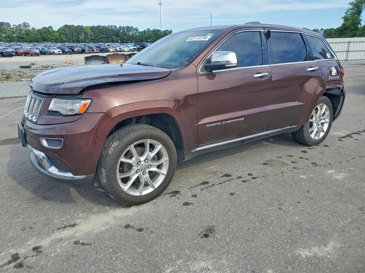 2014 Jeep Grand Cherokee Summit Brown vin: 1C4RJFJG1EC404692