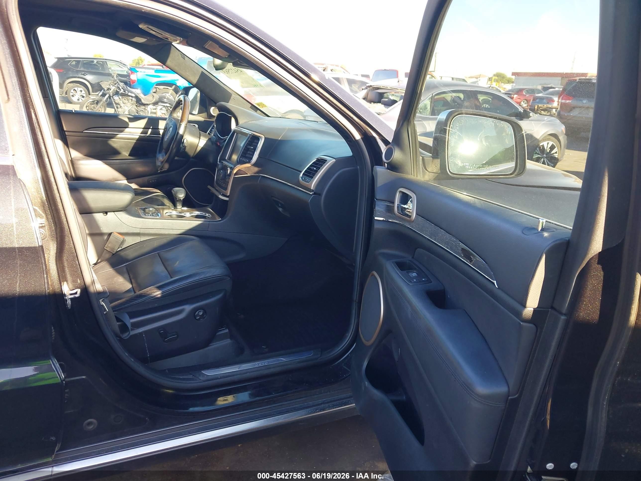 2014 Jeep Grand Cherokee Summit Black vin: 1C4RJFJG1EC501245