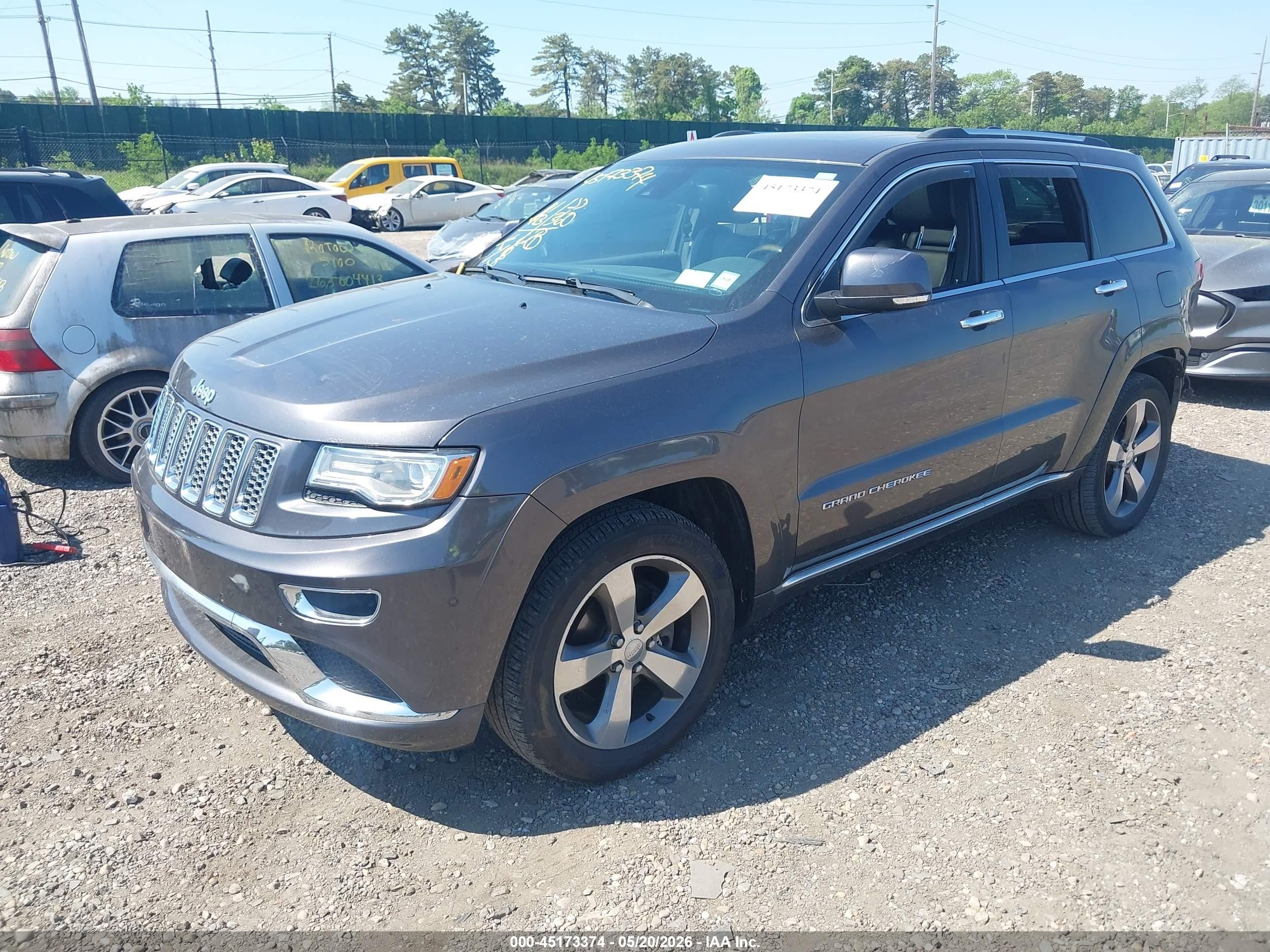 2014 Jeep Grand Cherokee Summit Black vin: 1C4RJFJG1EC539073
