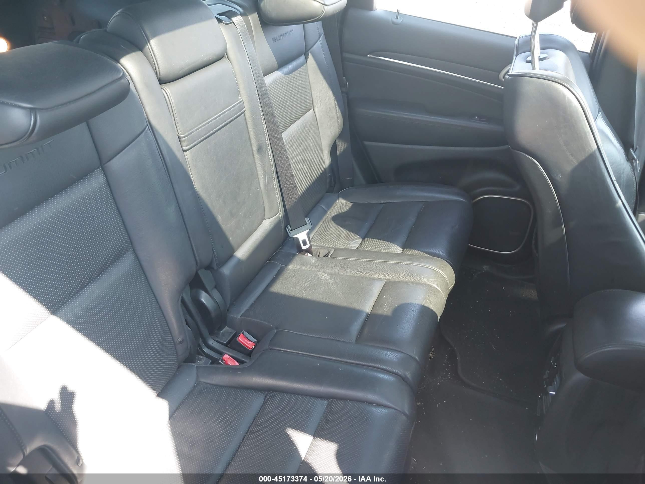 2014 Jeep Grand Cherokee Summit Black vin: 1C4RJFJG1EC539073