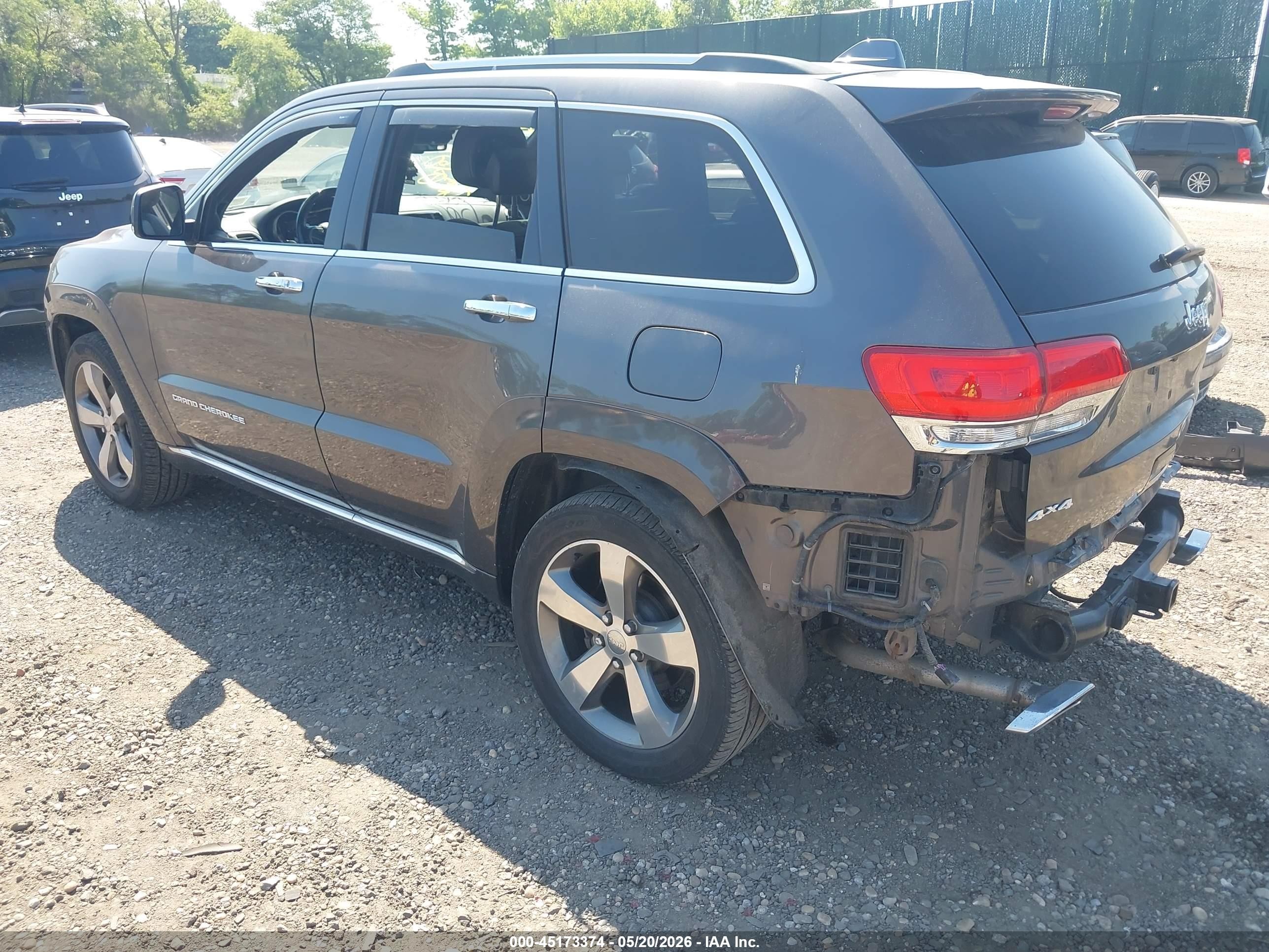 2014 Jeep Grand Cherokee Summit Black vin: 1C4RJFJG1EC539073
