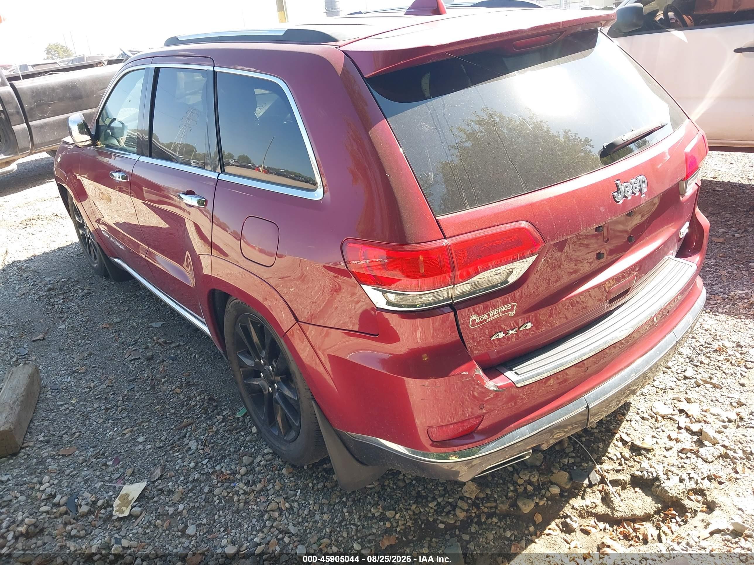 2015 Jeep Grand Cherokee Summit Red vin: 1C4RJFJG1FC628384