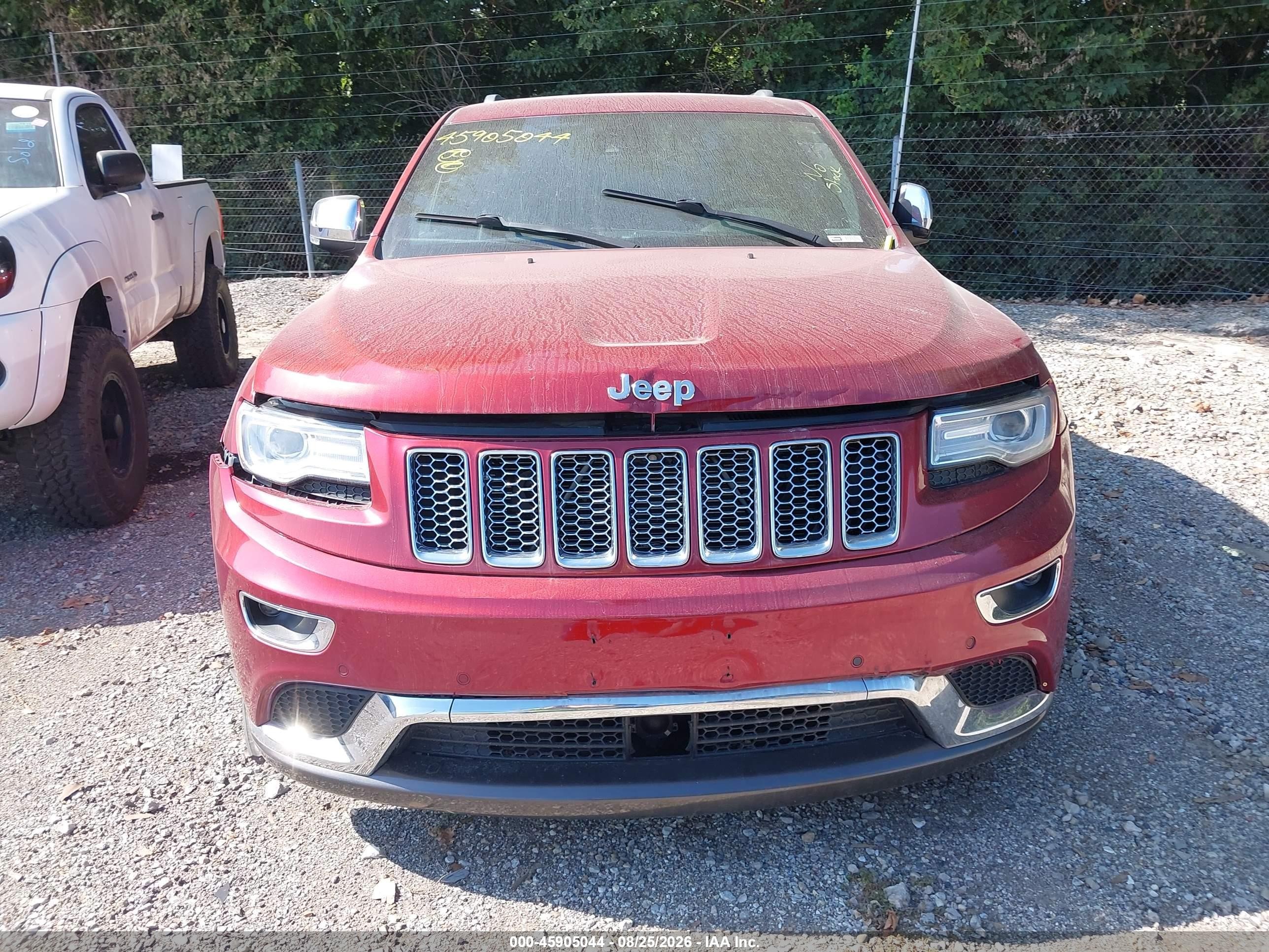 2015 Jeep Grand Cherokee Summit Red vin: 1C4RJFJG1FC628384