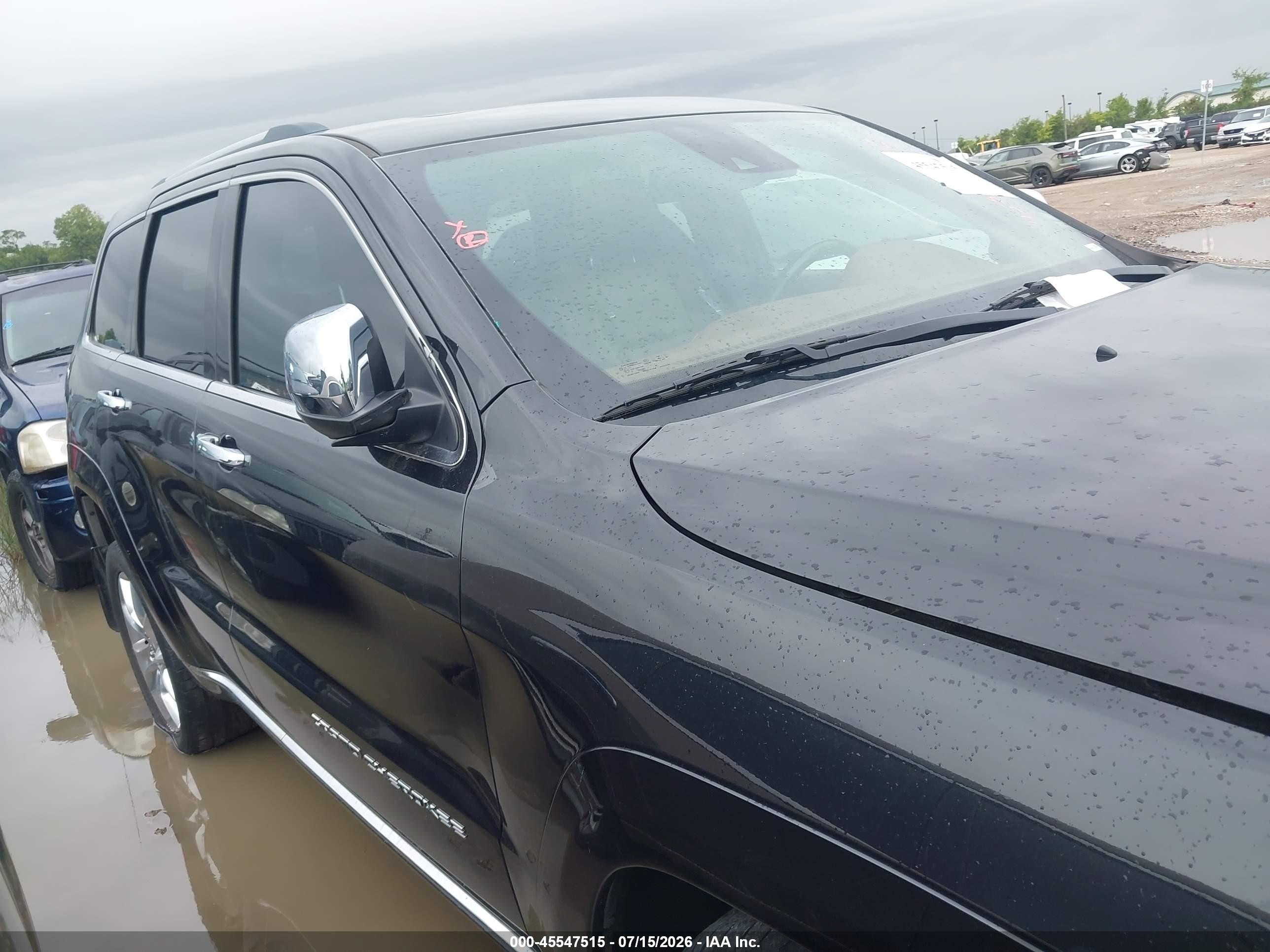 2015 Jeep Grand Cherokee Summit Black vin: 1C4RJFJG1FC912940