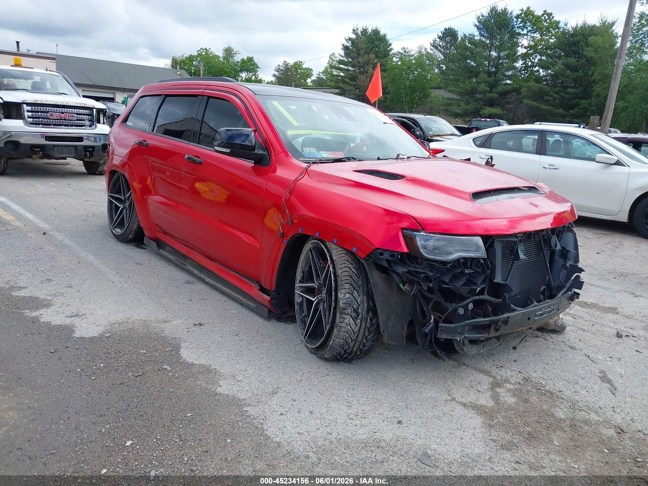 2014 Jeep Grand Cherokee Summit Red vin: 1C4RJFJG2EC200533