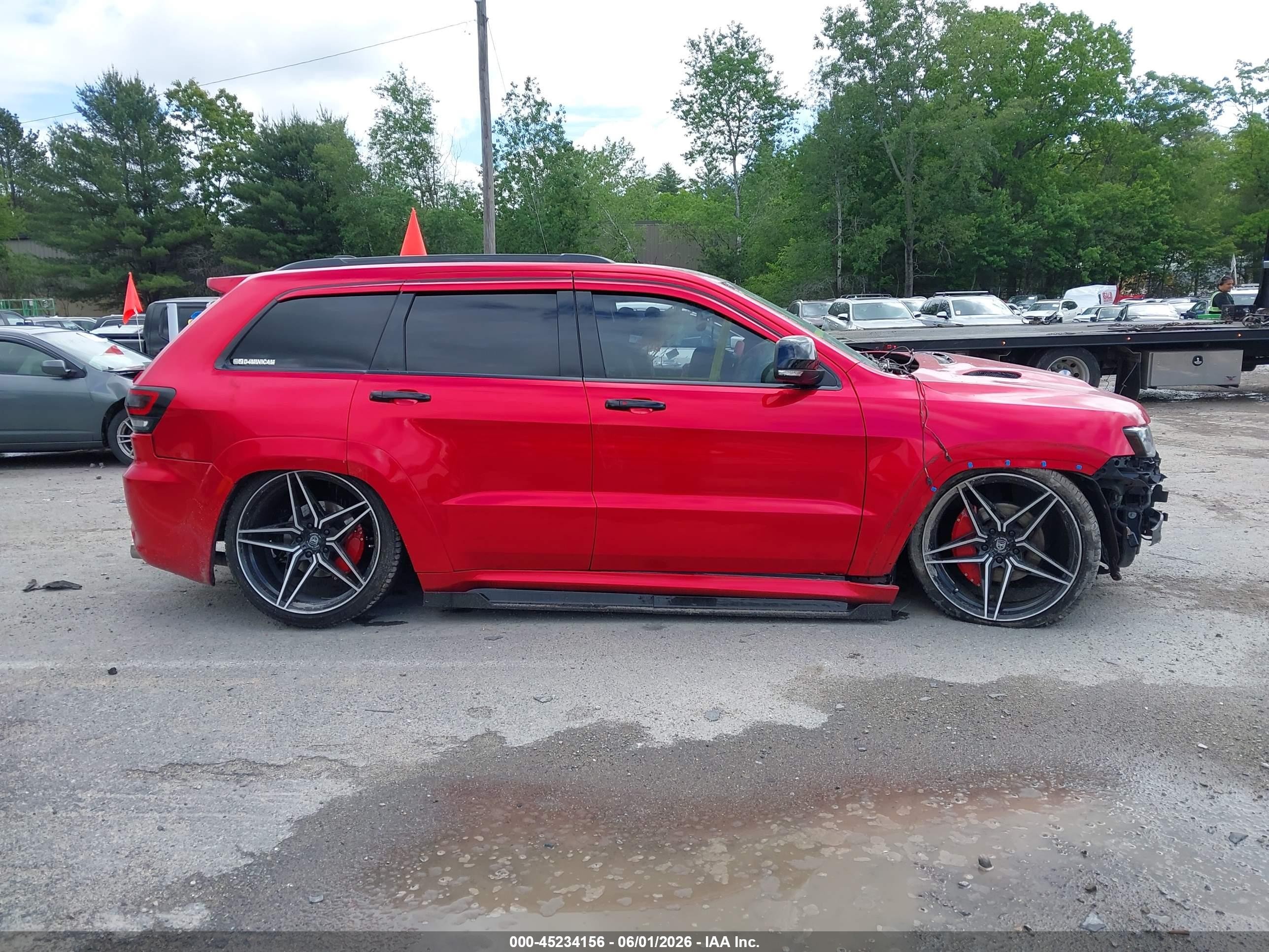 2014 Jeep Grand Cherokee Summit Red vin: 1C4RJFJG2EC200533