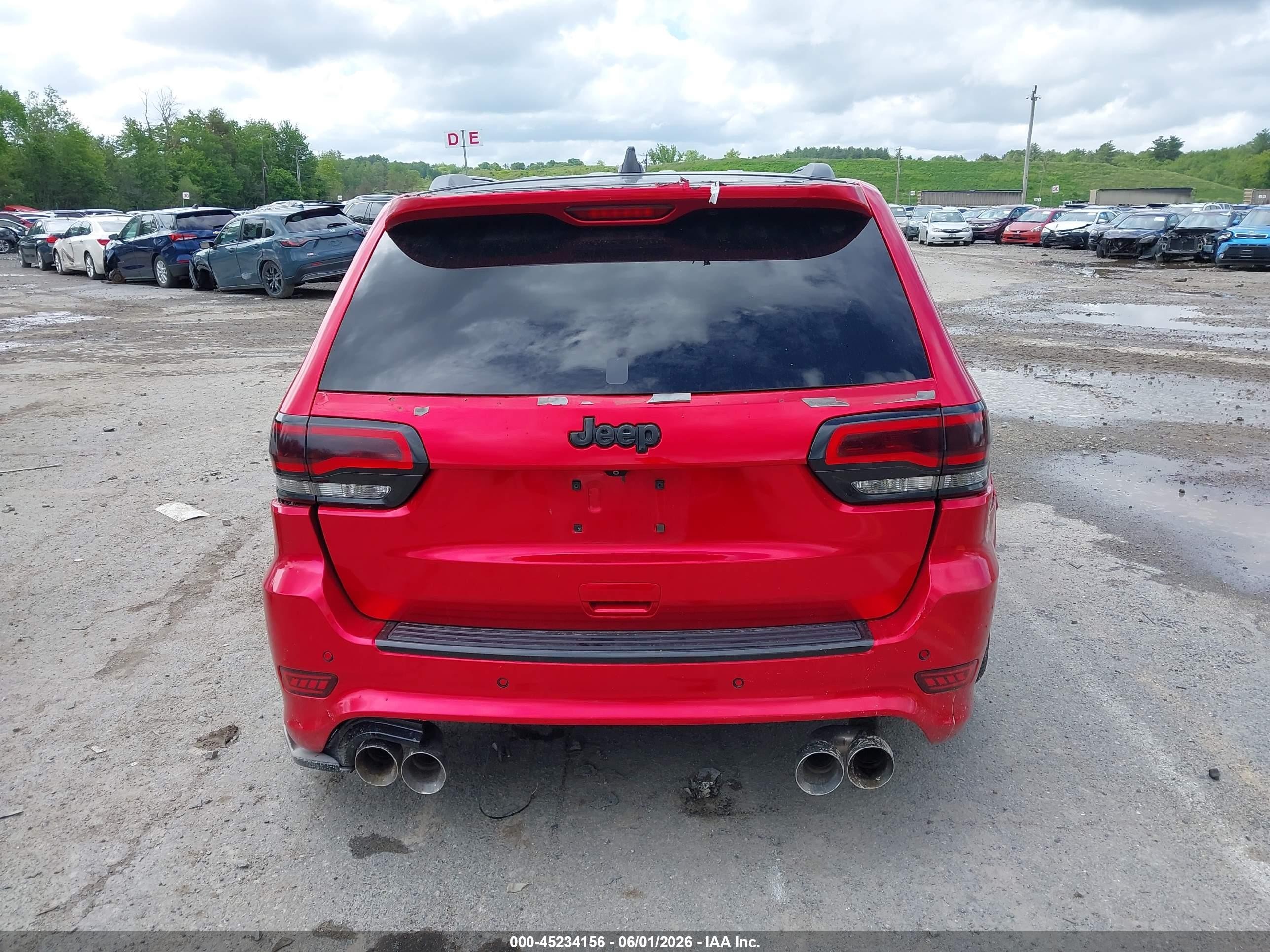 2014 Jeep Grand Cherokee Summit Red vin: 1C4RJFJG2EC200533