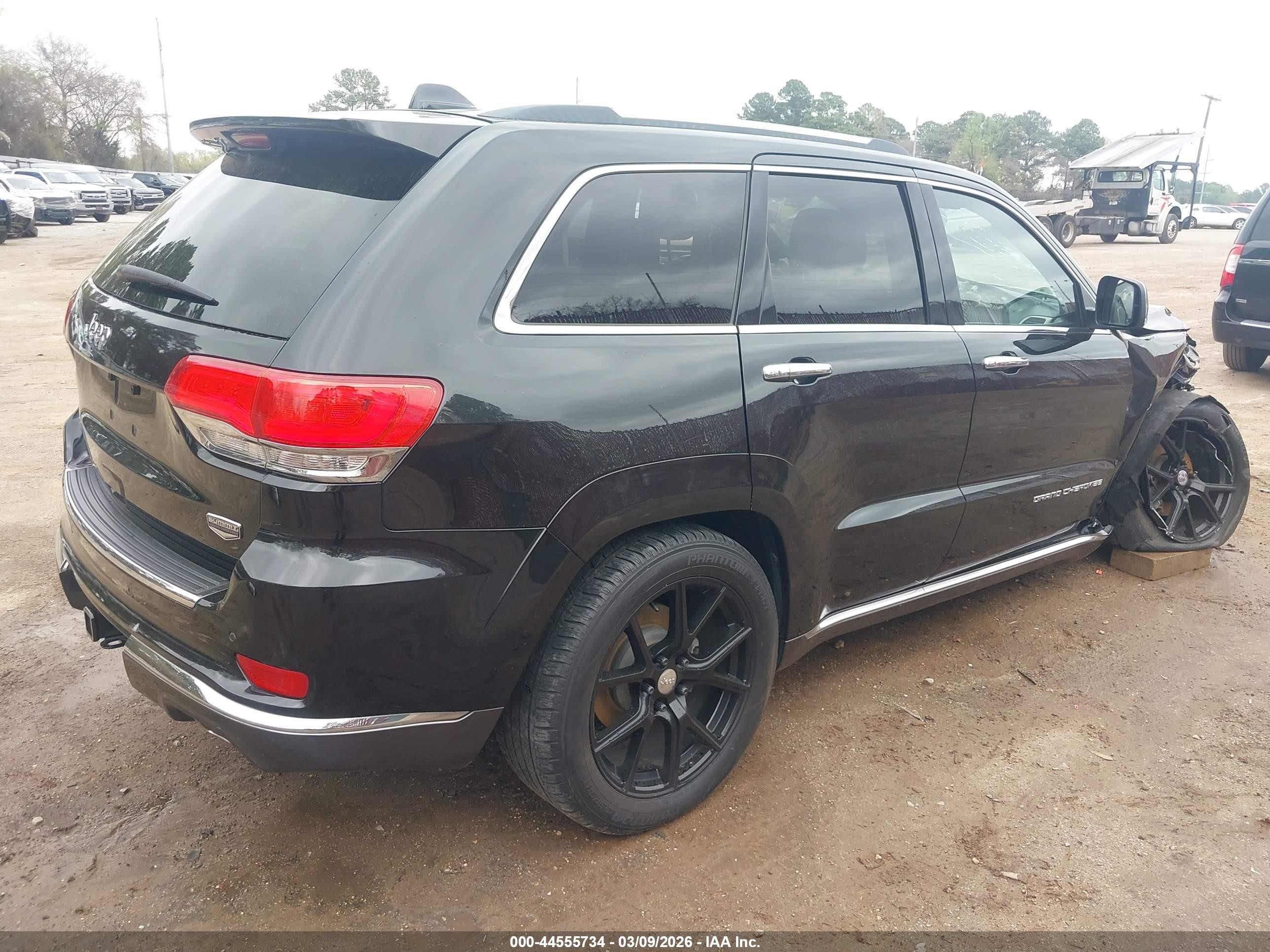 2014 Jeep Grand Cherokee Summit Black vin: 1C4RJFJG2EC294610