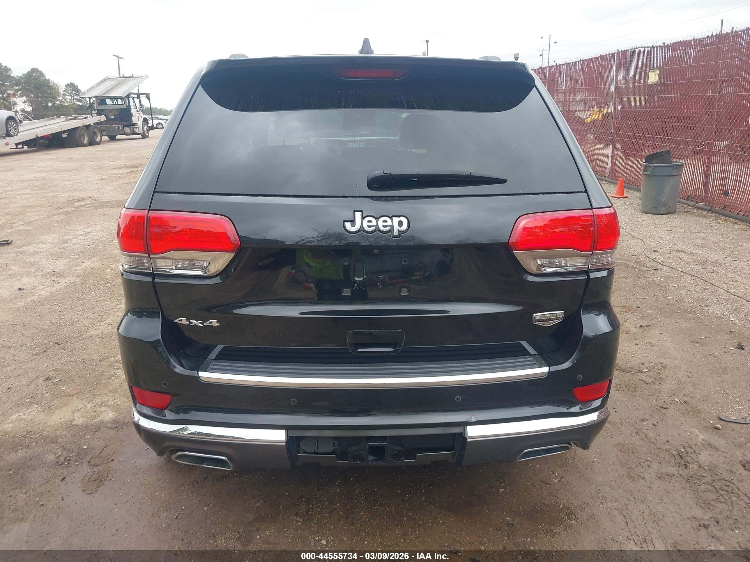2014 Jeep Grand Cherokee Summit Black vin: 1C4RJFJG2EC294610