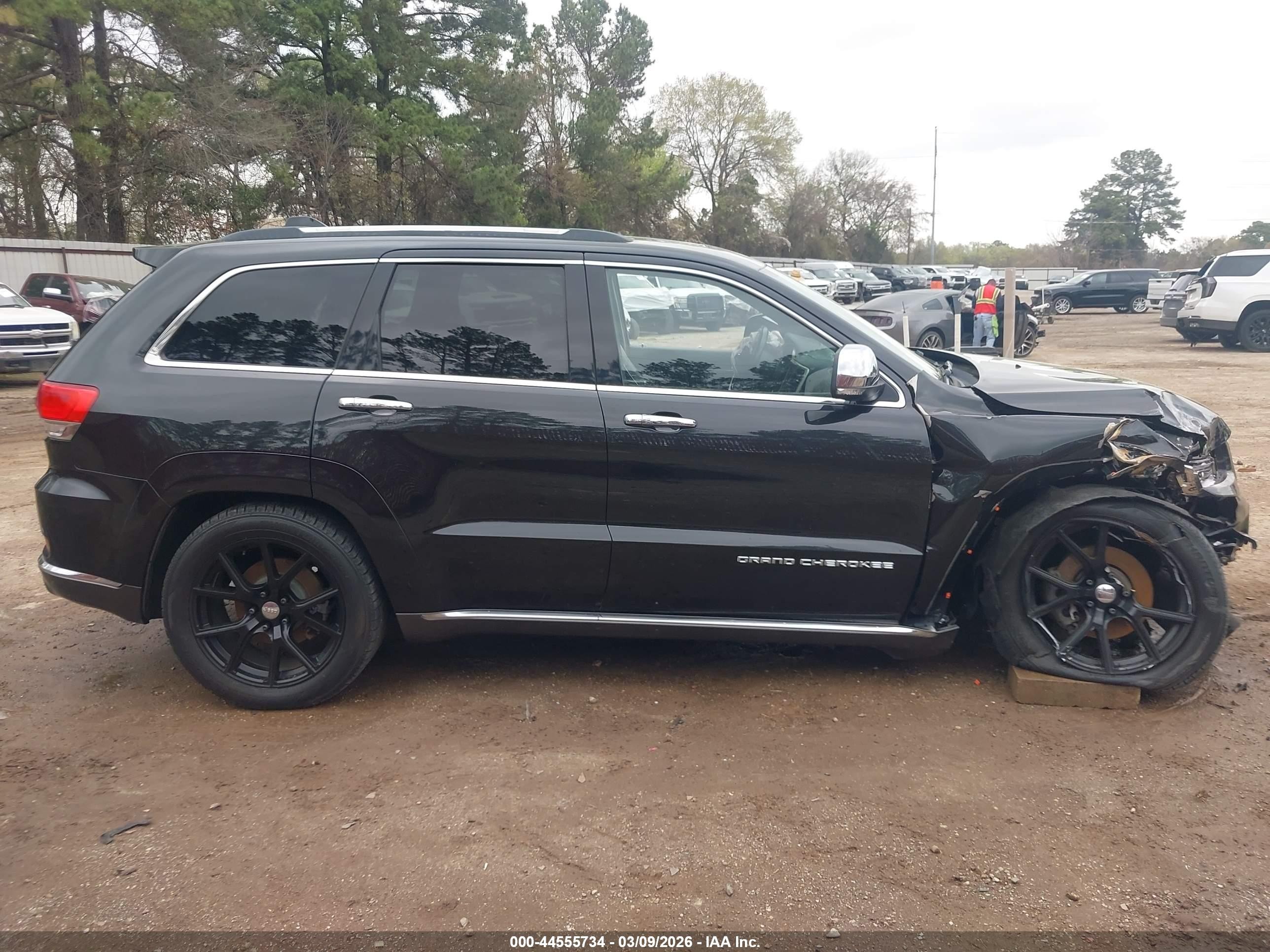 2014 Jeep Grand Cherokee Summit Black vin: 1C4RJFJG2EC294610