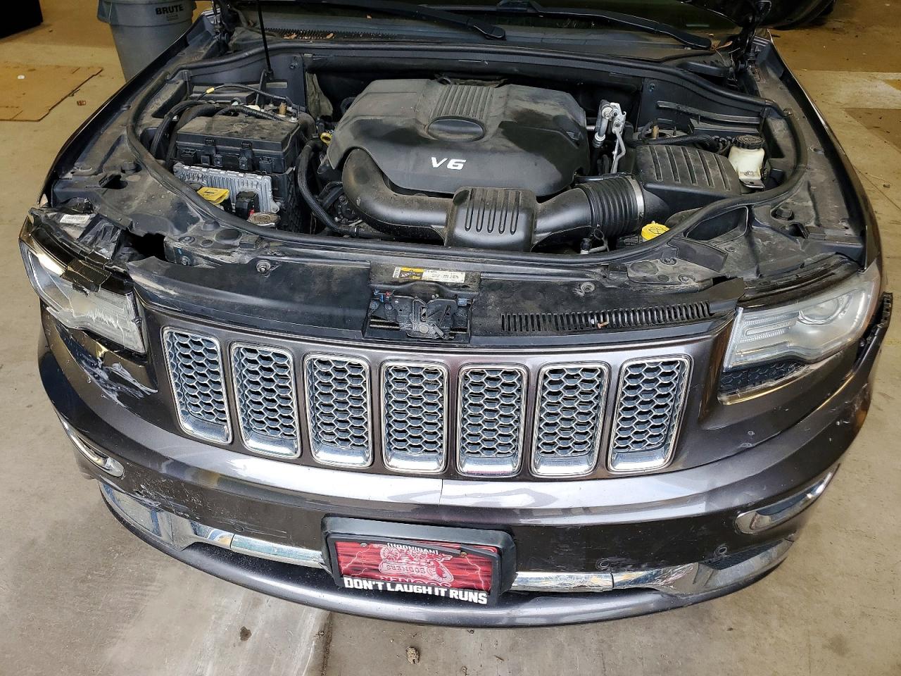 2014 Jeep Grand Cherokee Summit Серый vin: 1C4RJFJG2EC305881