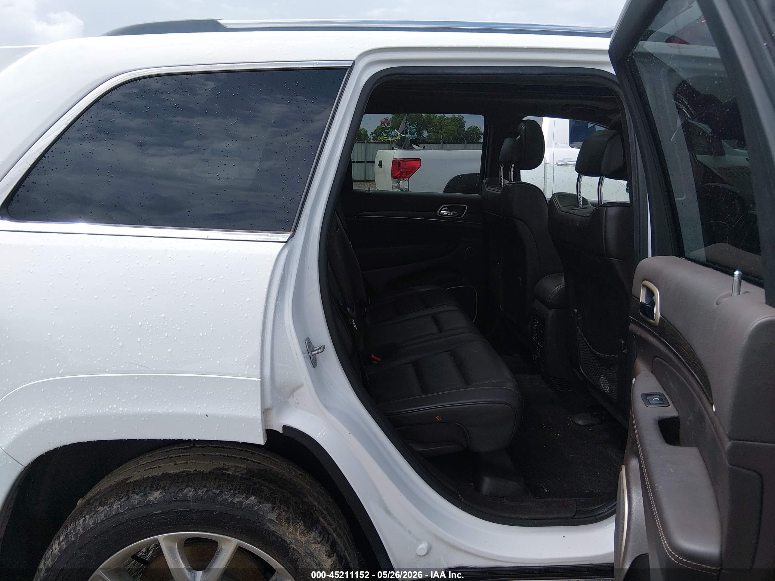 2014 Jeep Grand Cherokee Summit White vin: 1C4RJFJG2EC500119
